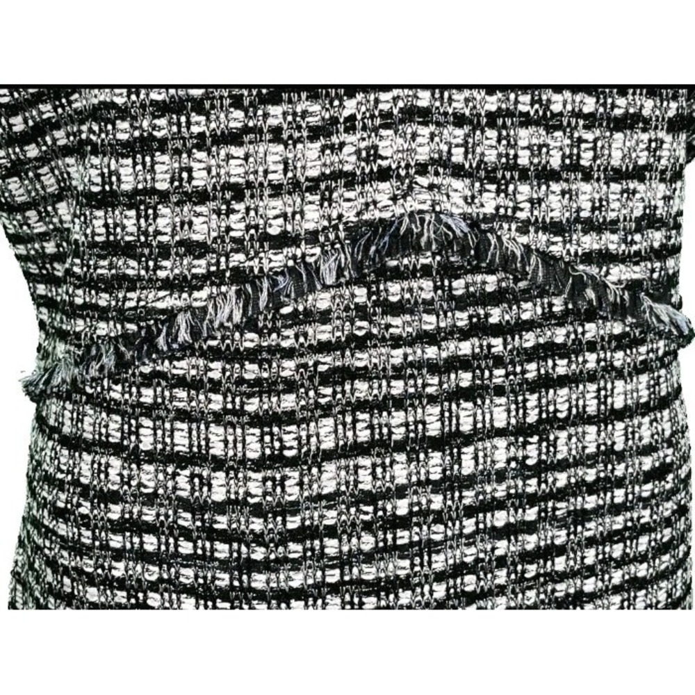ST. JOHN Knits Multi Tweed Shift Dress Size 6 Luxury Old Money Elegant Designer - Picture 5 of 12